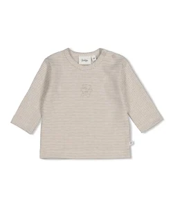 Uniseks longsleeve bruin