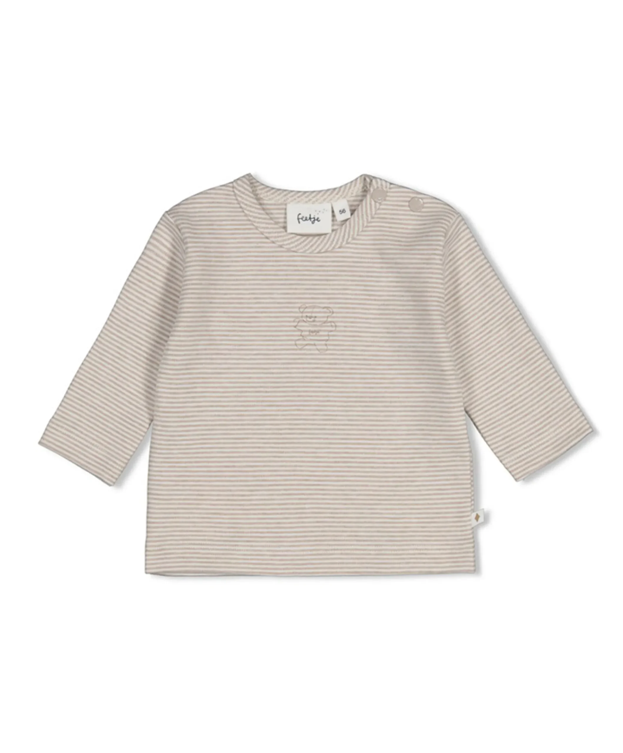 Uniseks longsleeve bruin
