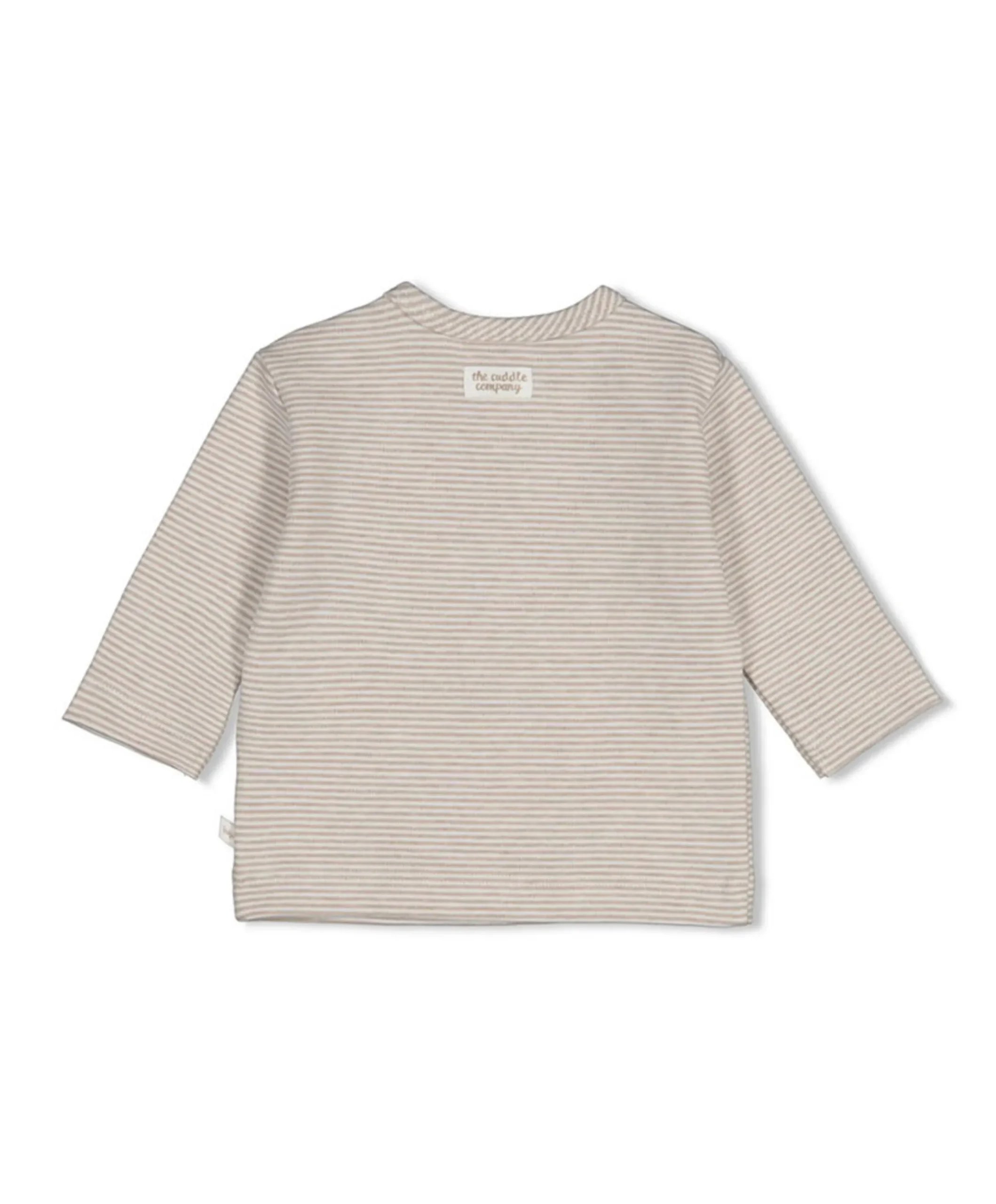 Uniseks longsleeve bruin