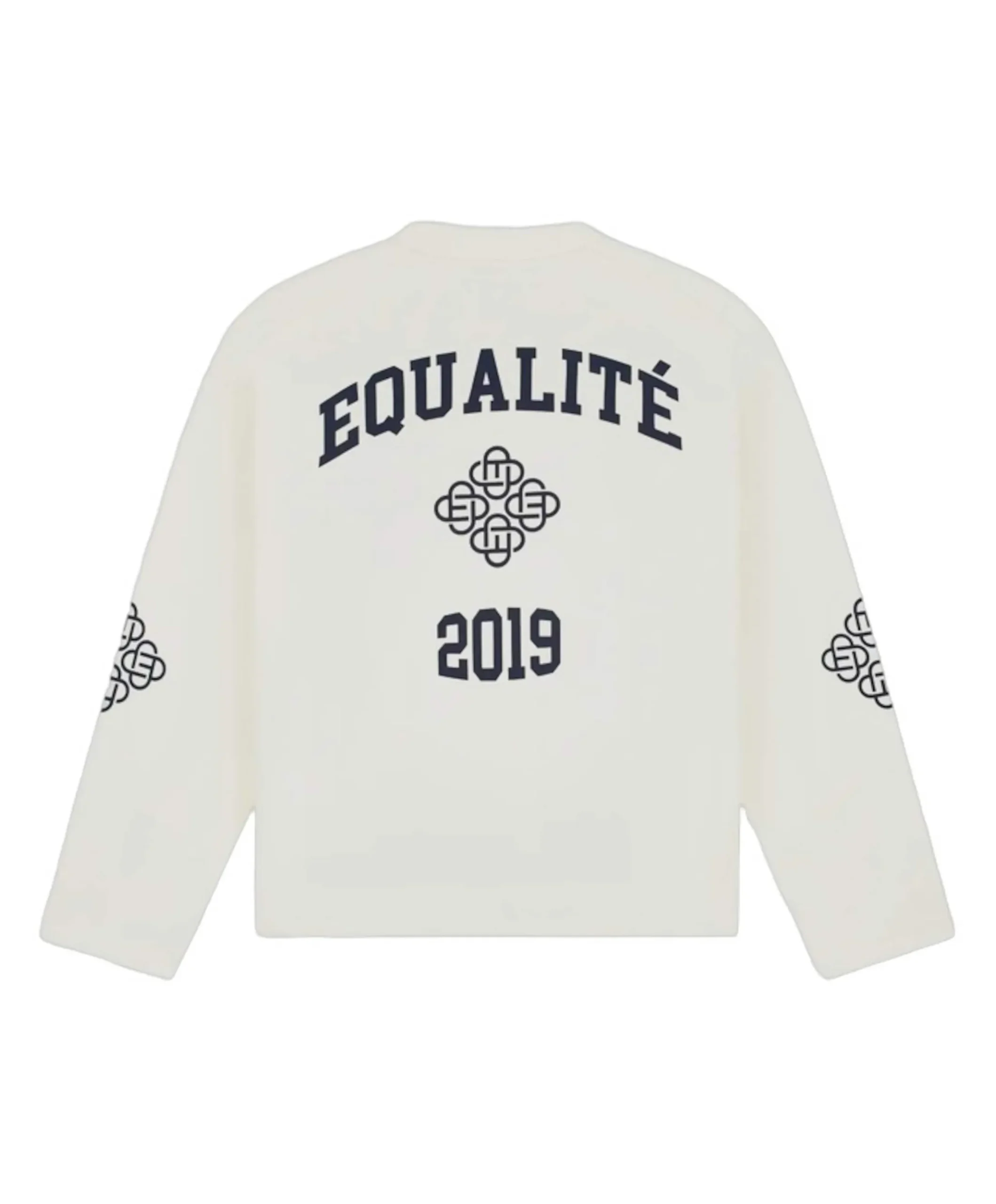 Uniseks longsleeve ecru