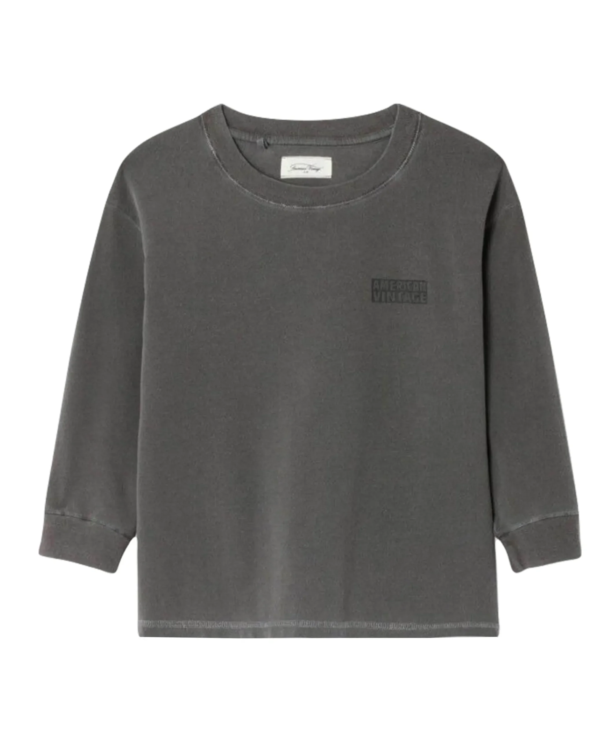 Uniseks longsleeve grijs