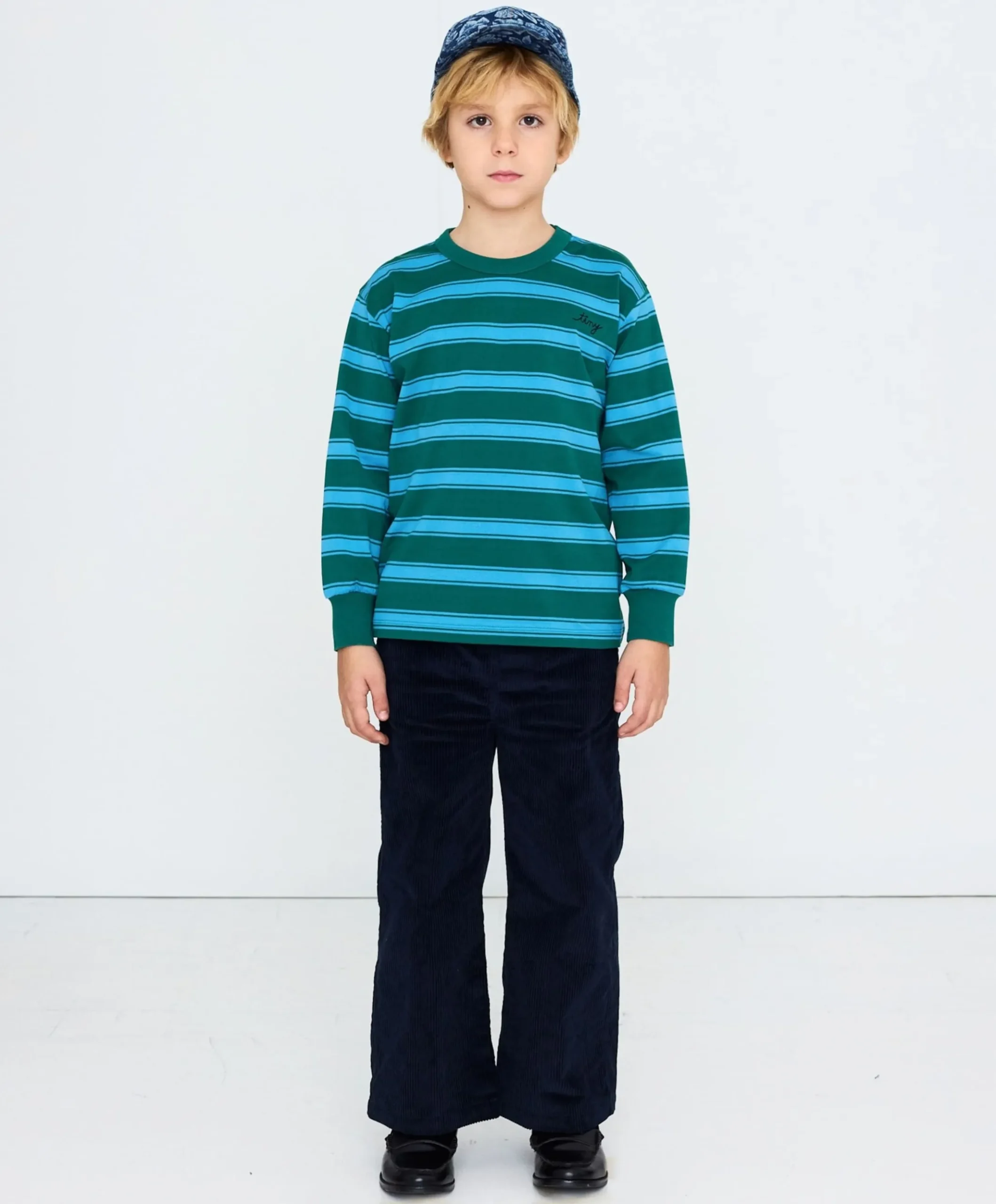 Uniseks longsleeve groen