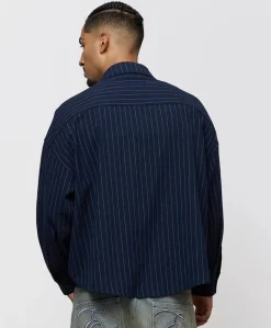 Uniseks overshirt blauw