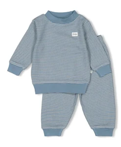 Uniseks pyjamaset blauw