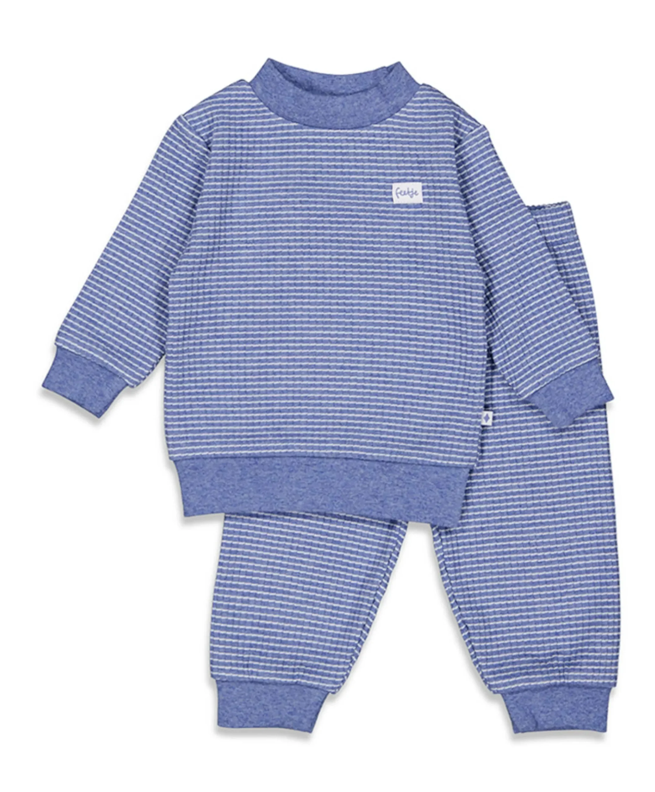 Uniseks pyjamaset blauw