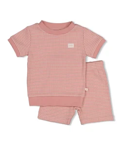 Uniseks pyjamaset roze