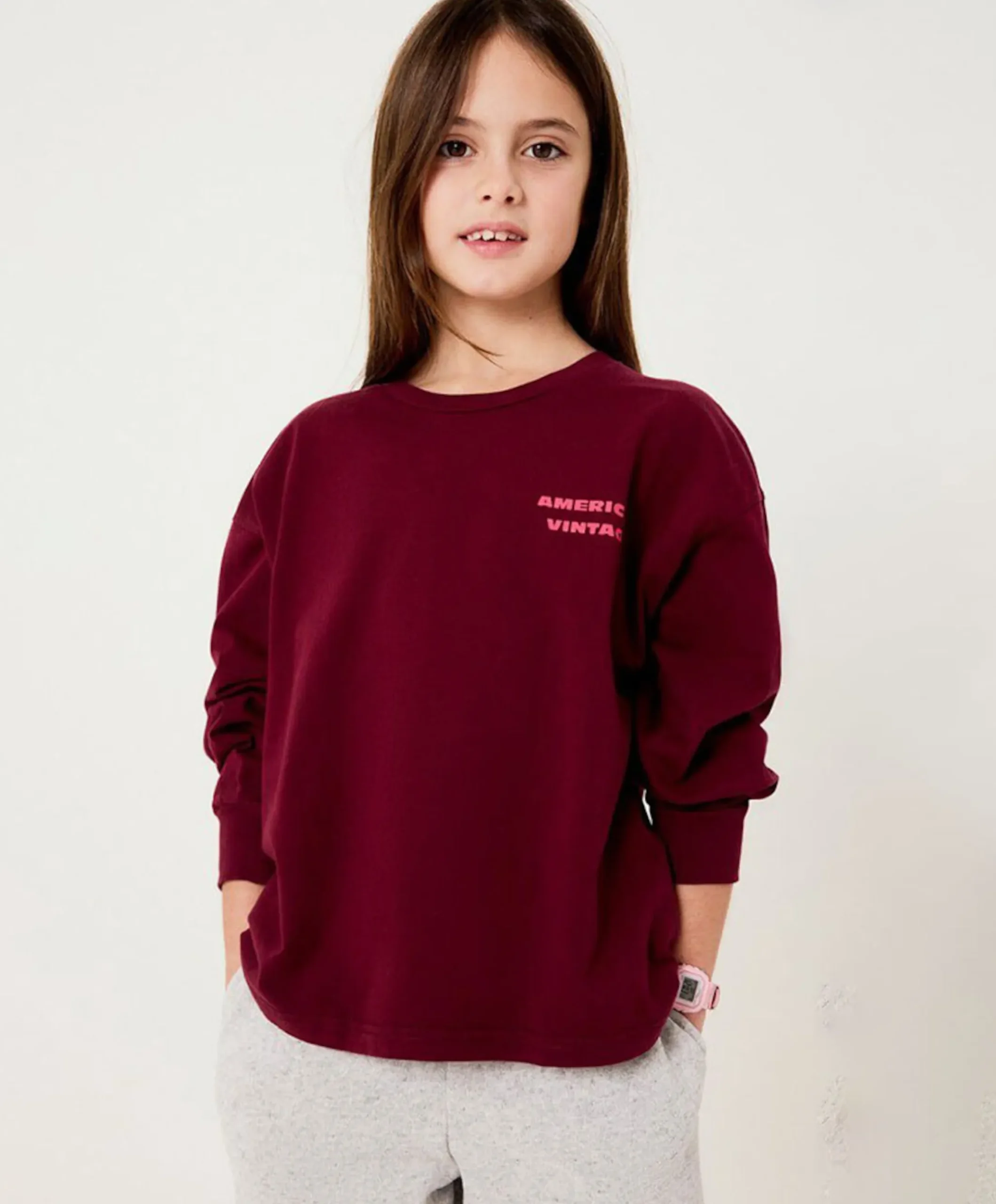 Uniseks sweater bordeaux