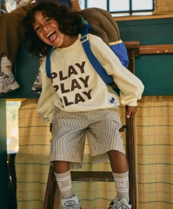 Uniseks sweater geel