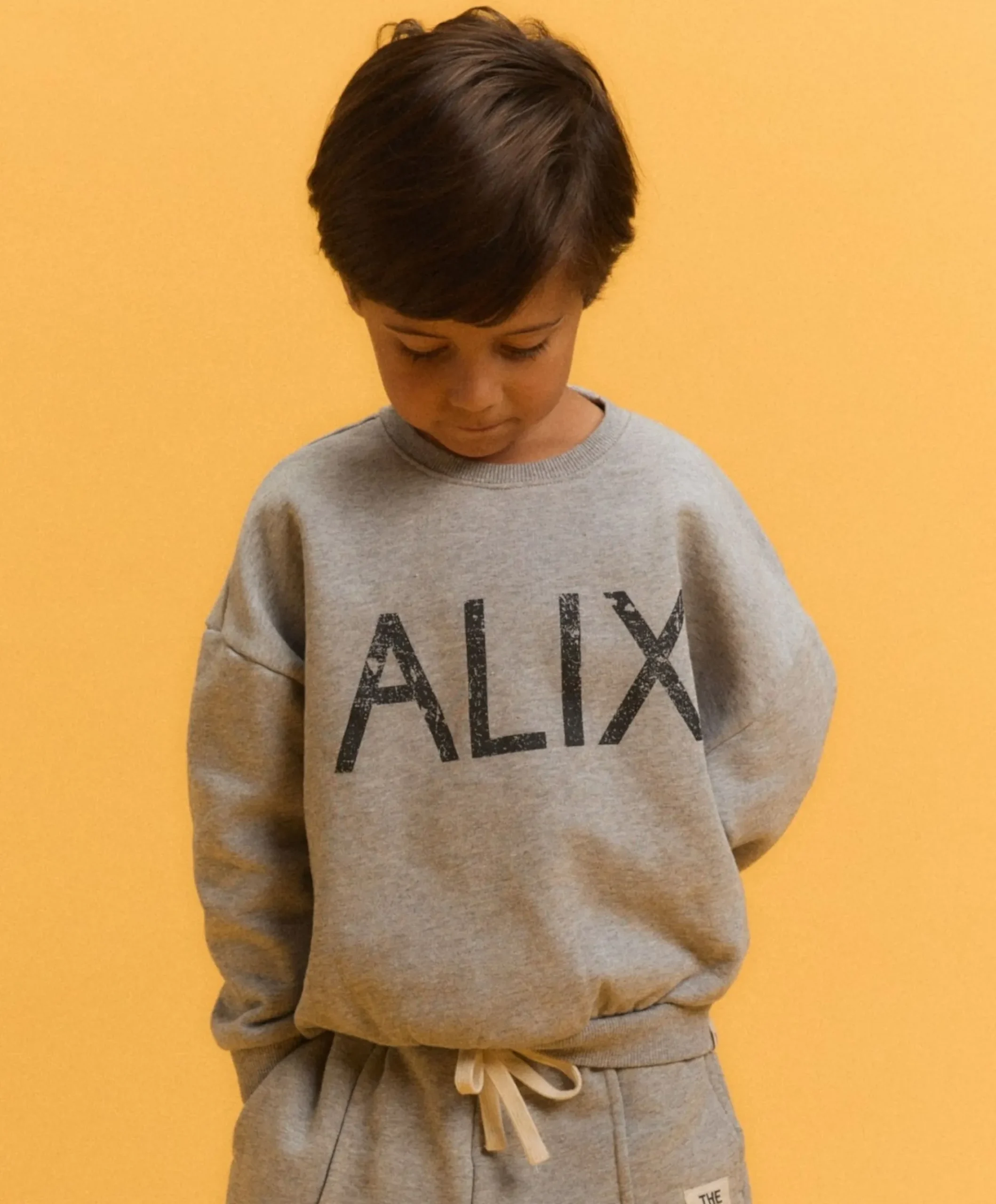 Uniseks sweater grijs