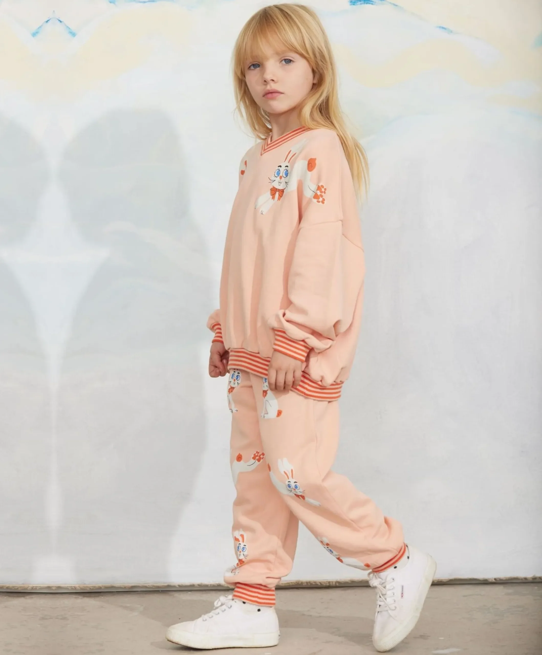 Uniseks sweater roze