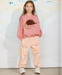 Uniseks sweater roze