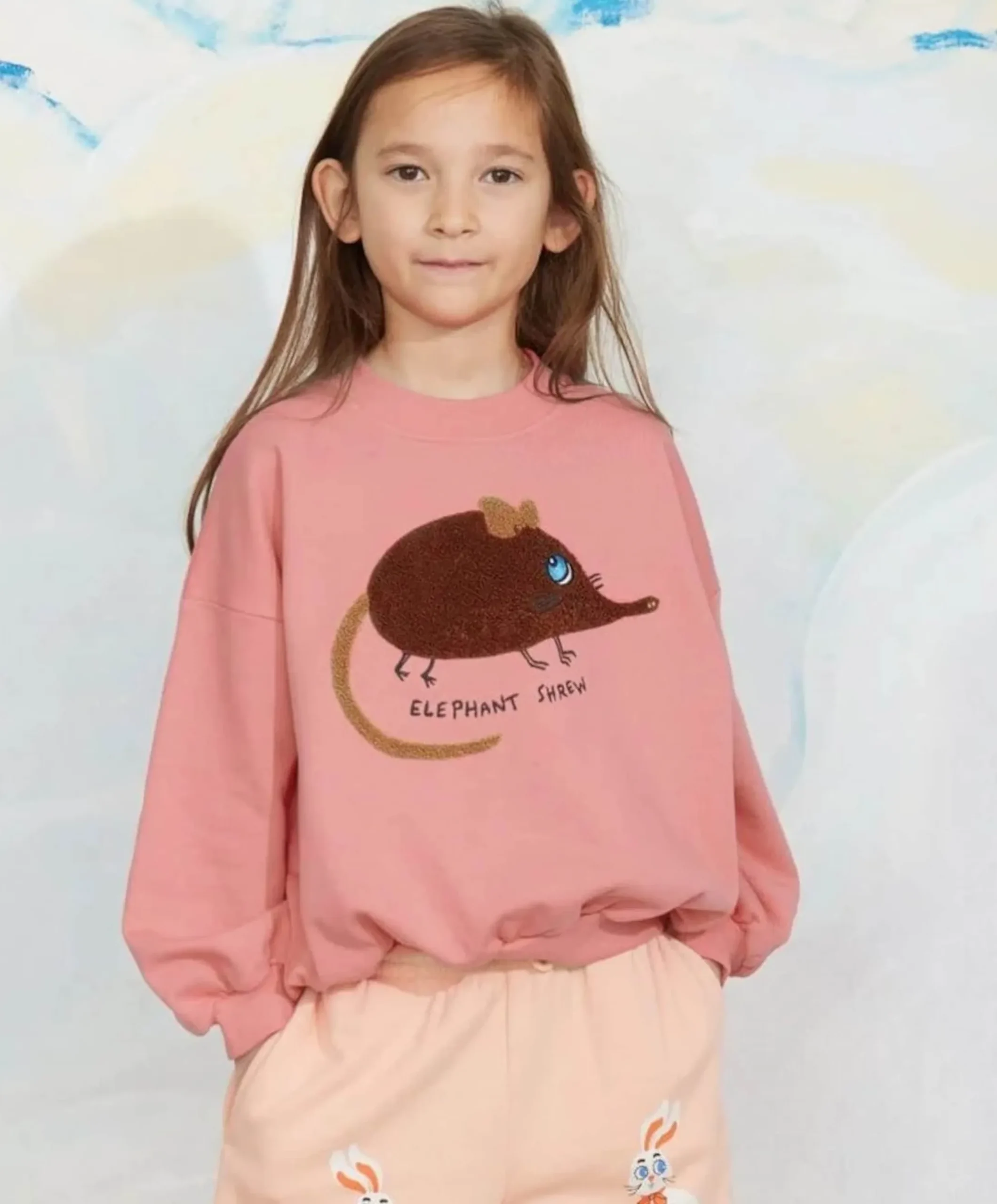Uniseks sweater roze