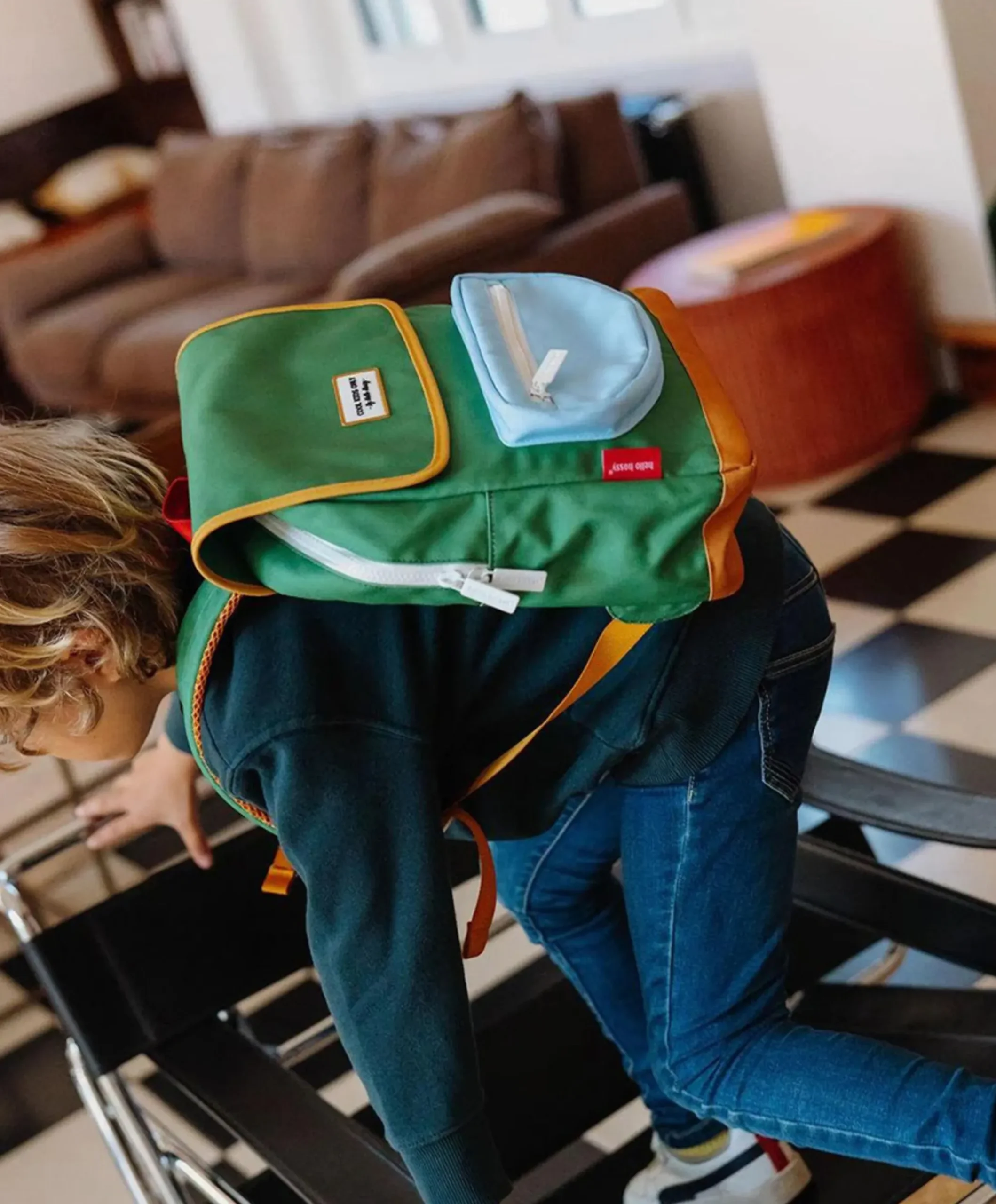Uniseks tas groen