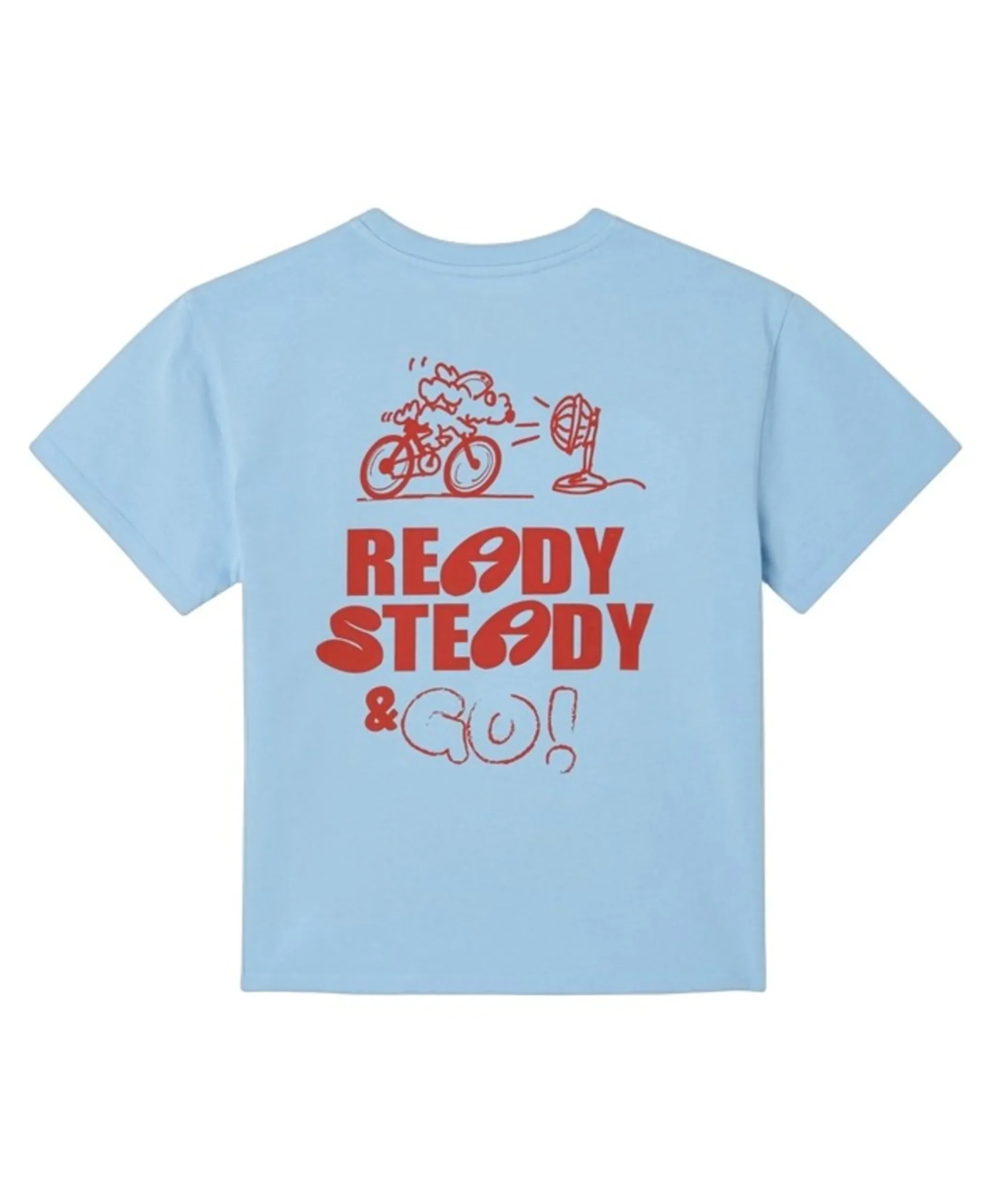 Uniseks T-shirt blauw
