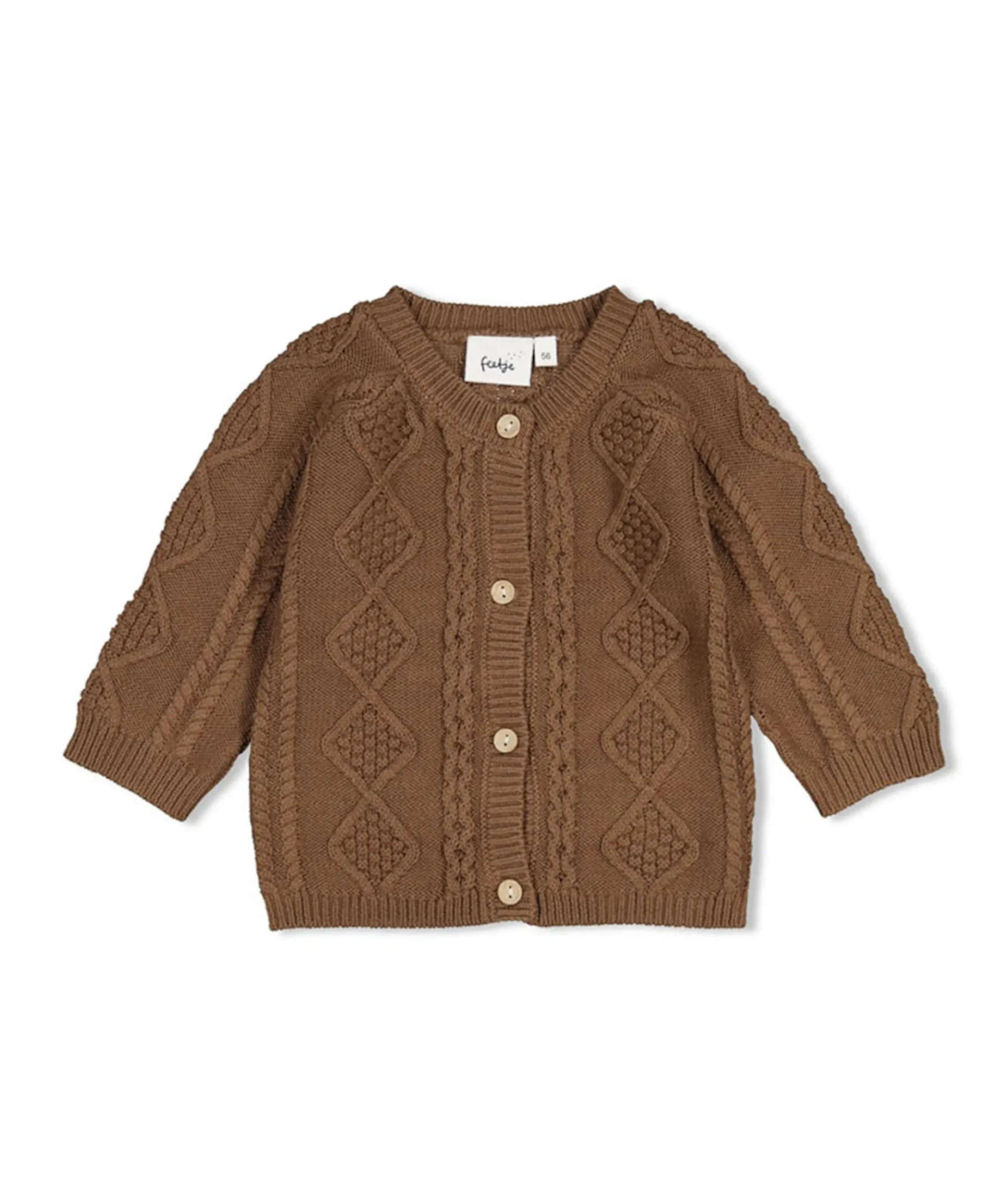 Uniseks vest bruin