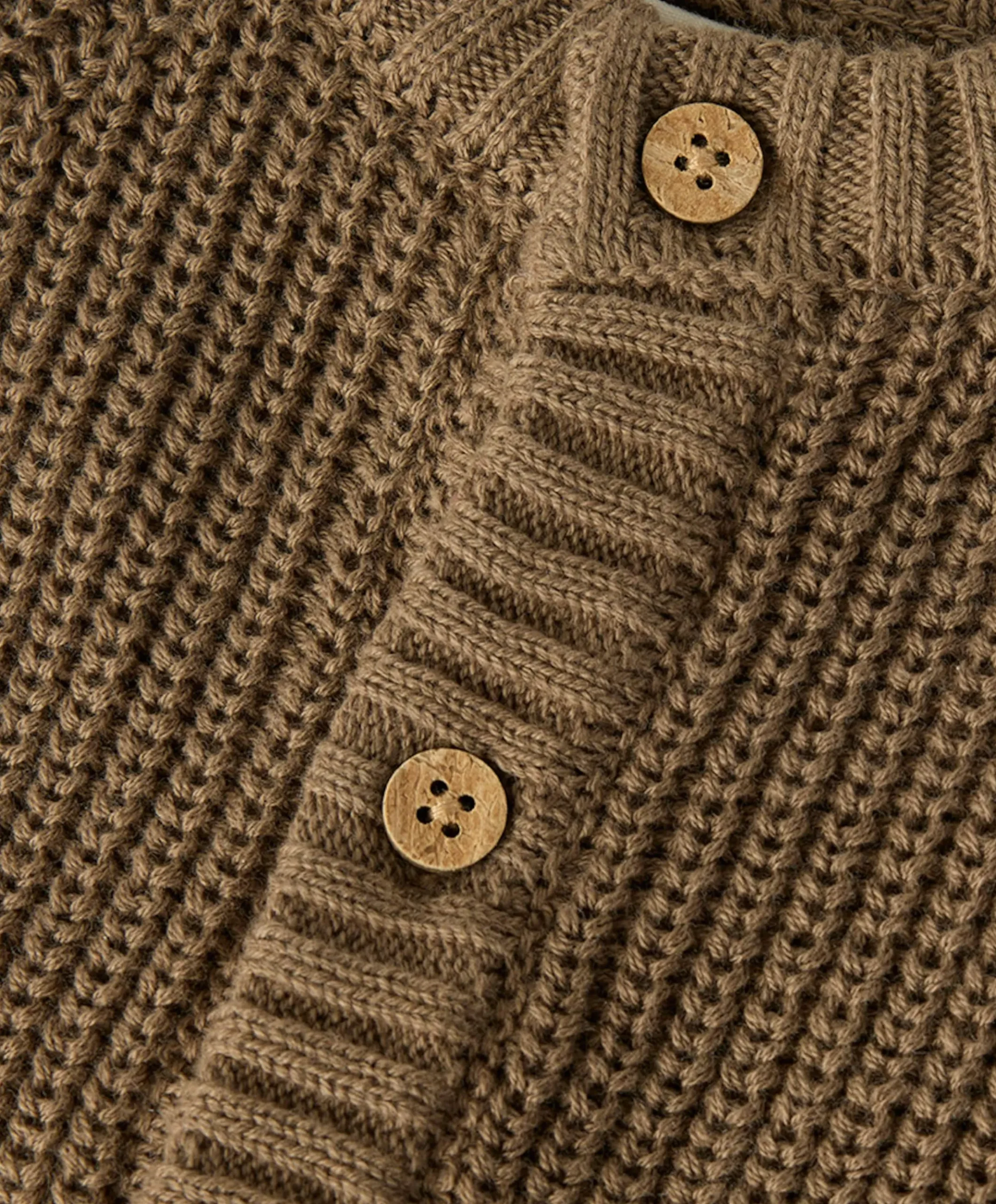 Uniseks vest bruin