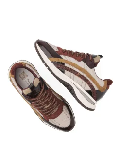 Usher Lott dames sneakers bordeaux