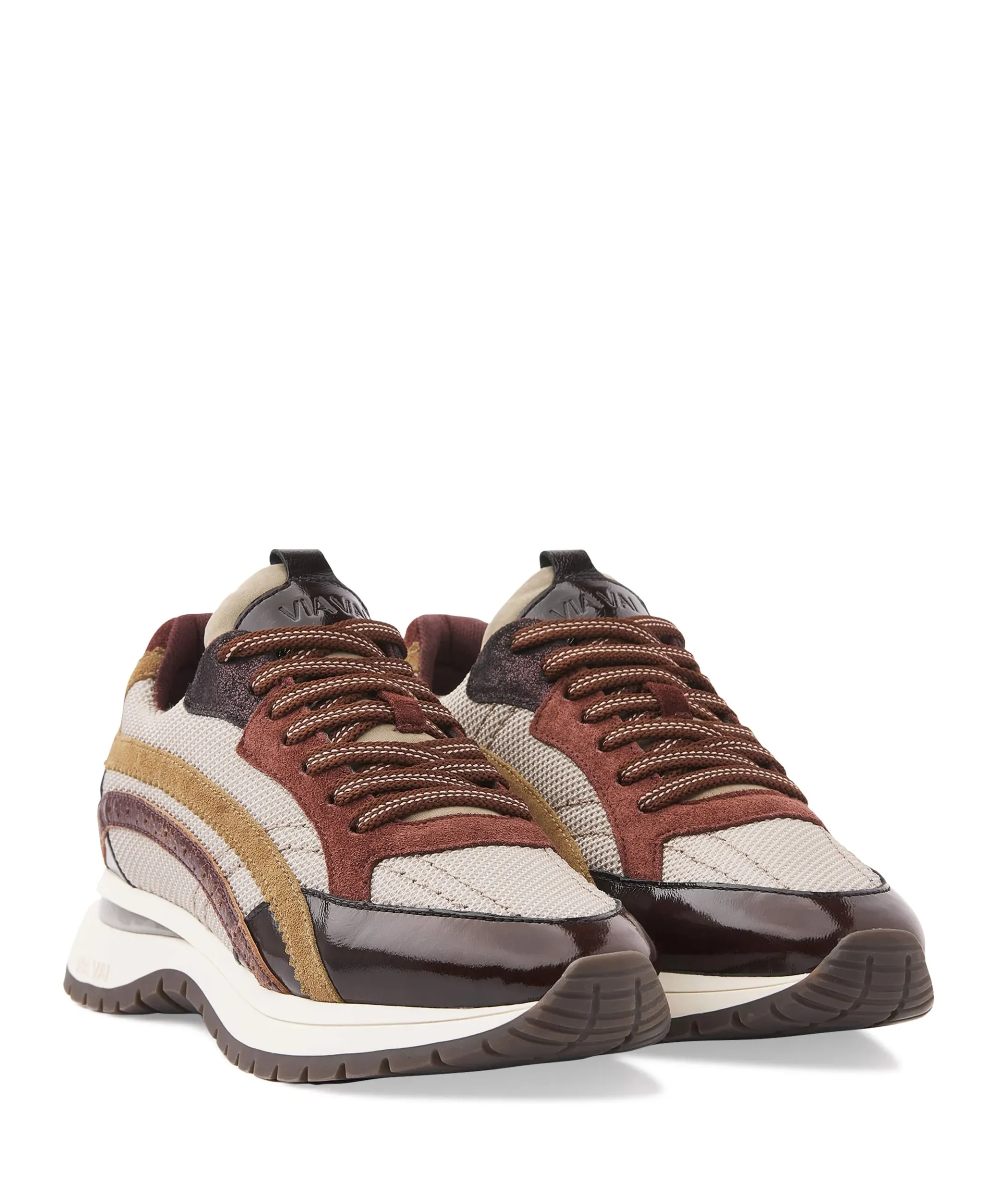 Usher Lott dames sneakers bordeaux