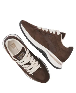 Usher Riggs dames sneakers bruin