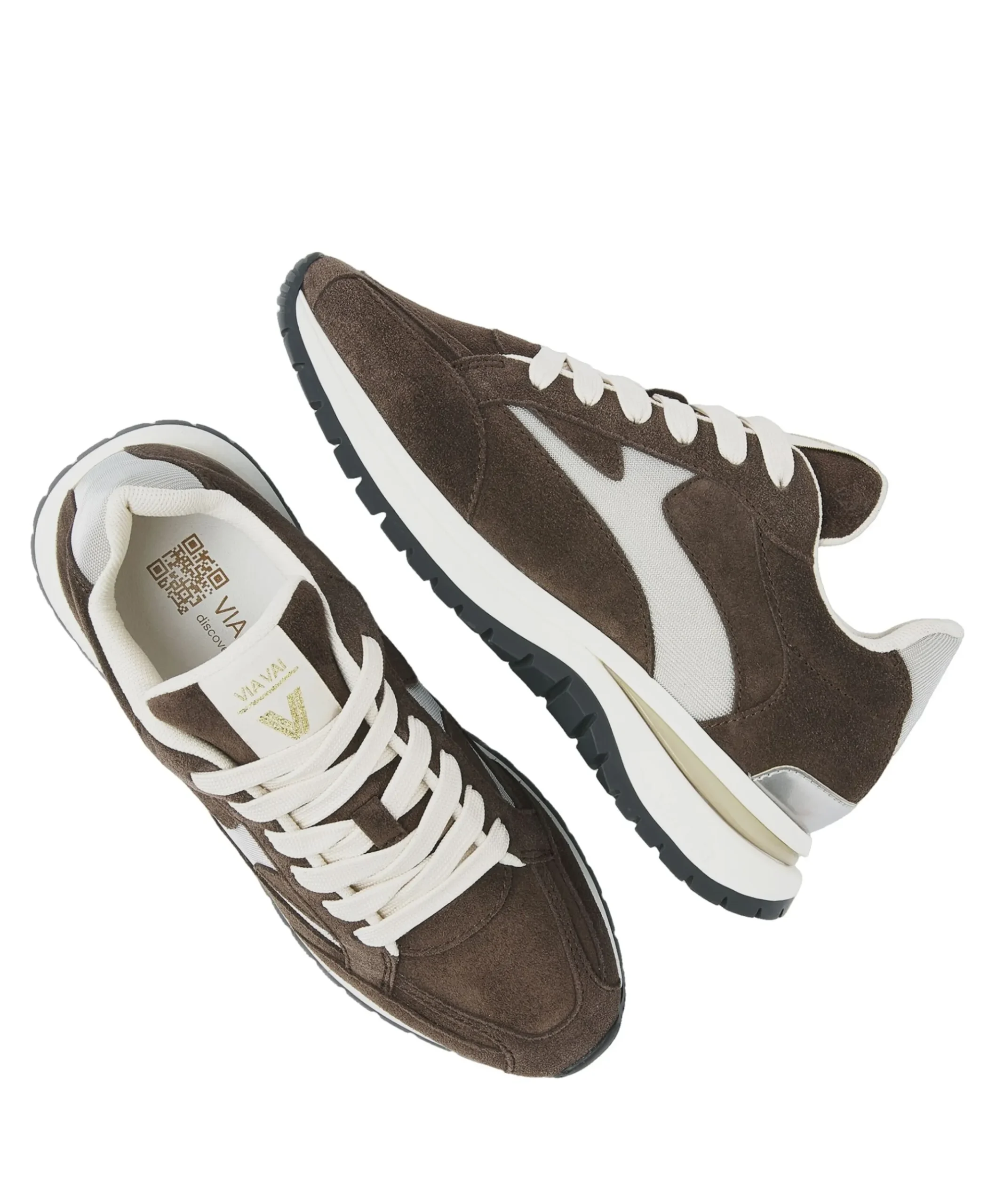 Usher Riggs dames sneakers bruin