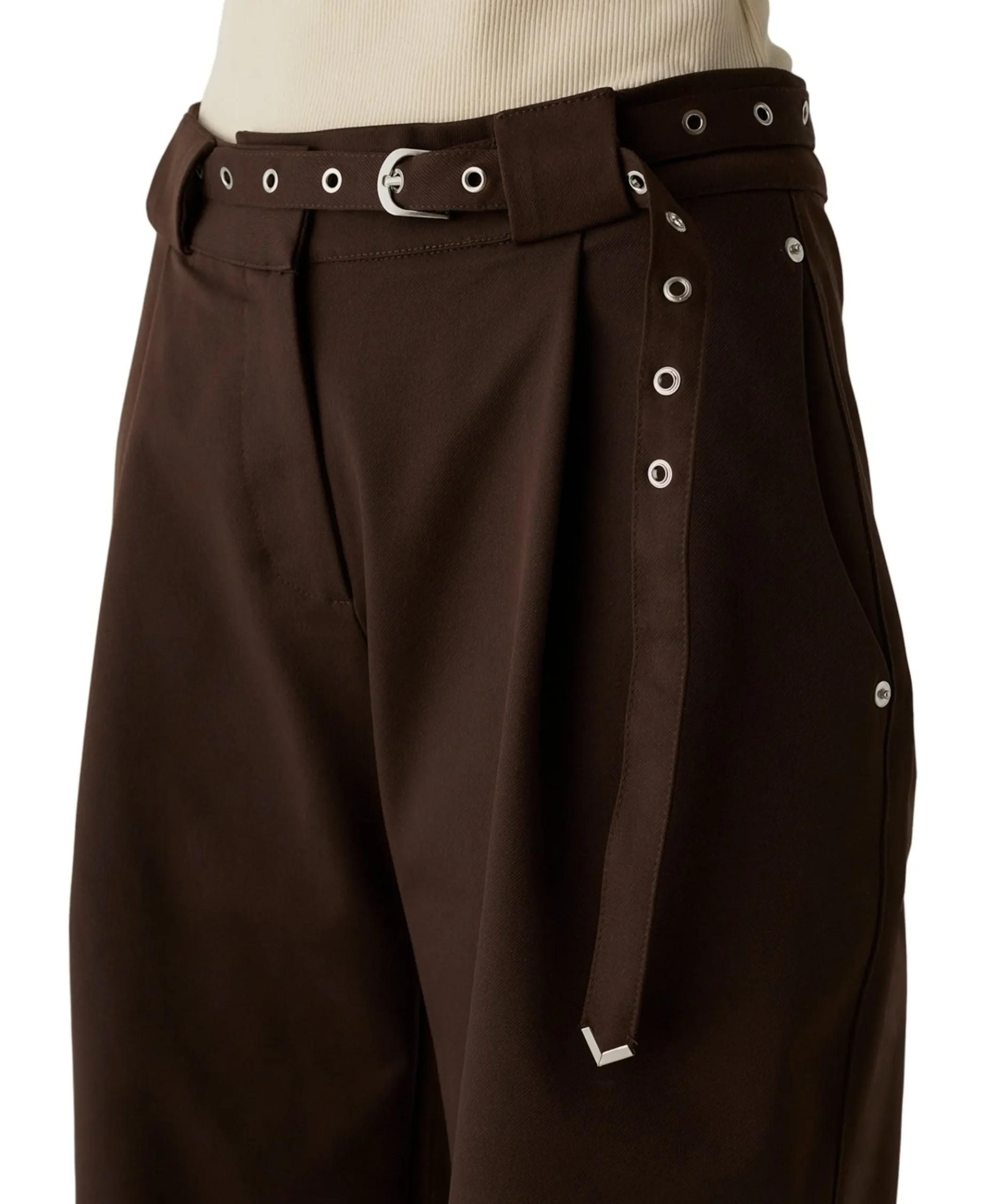 VALEA BROWN dames broek bruin