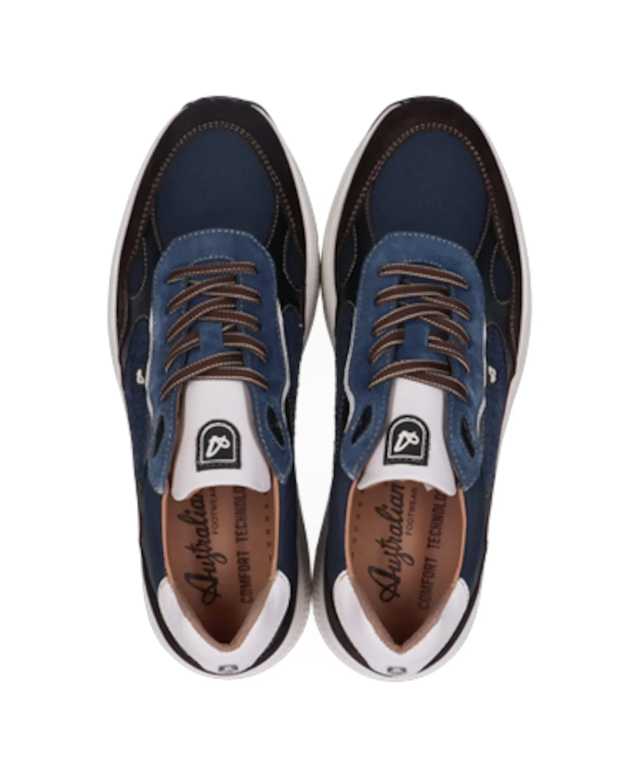 Valencia heren sneakers blauw