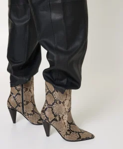 VALINDA TETI dames enkellaarzen beige
