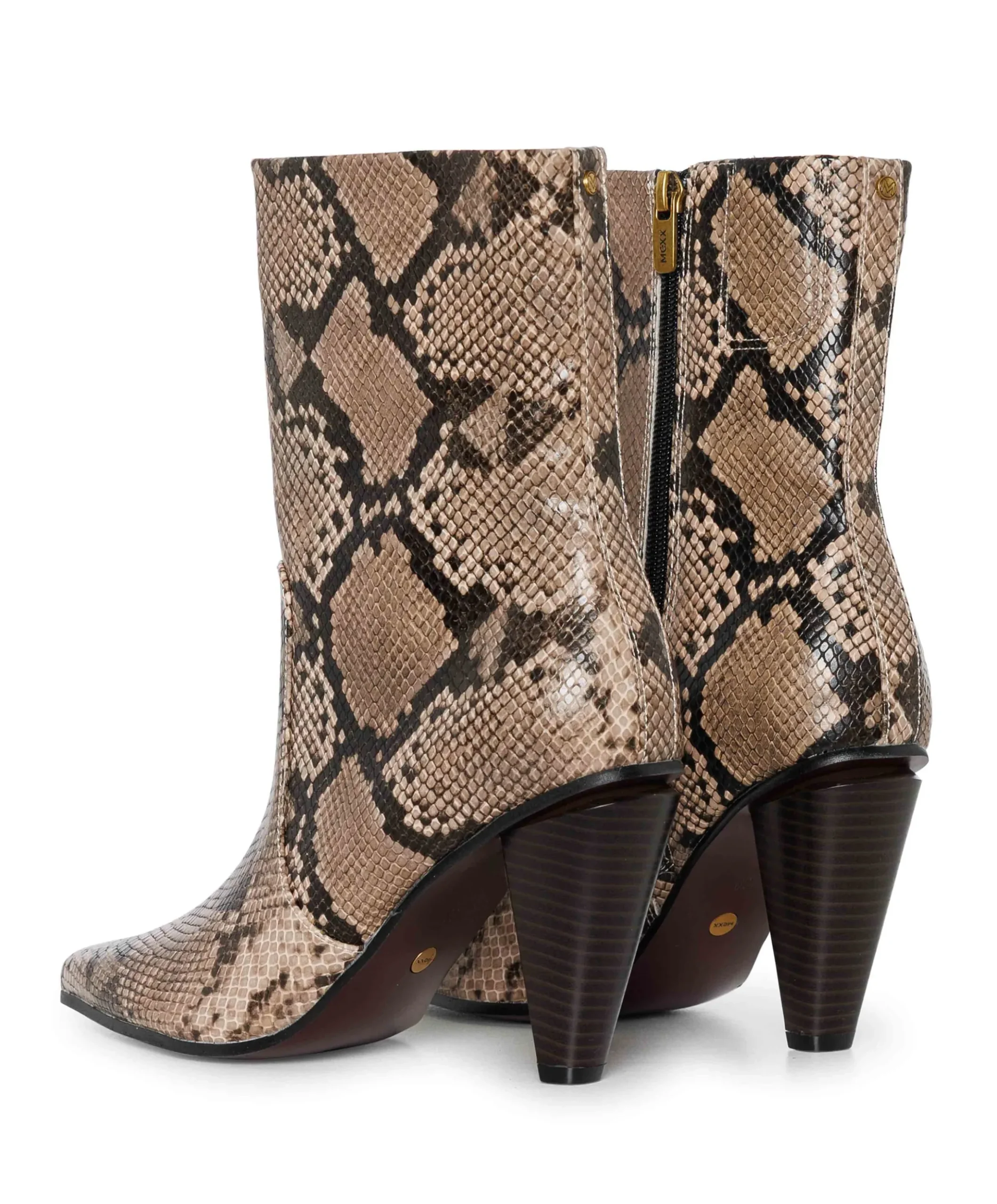 VALINDA TETI dames enkellaarzen beige