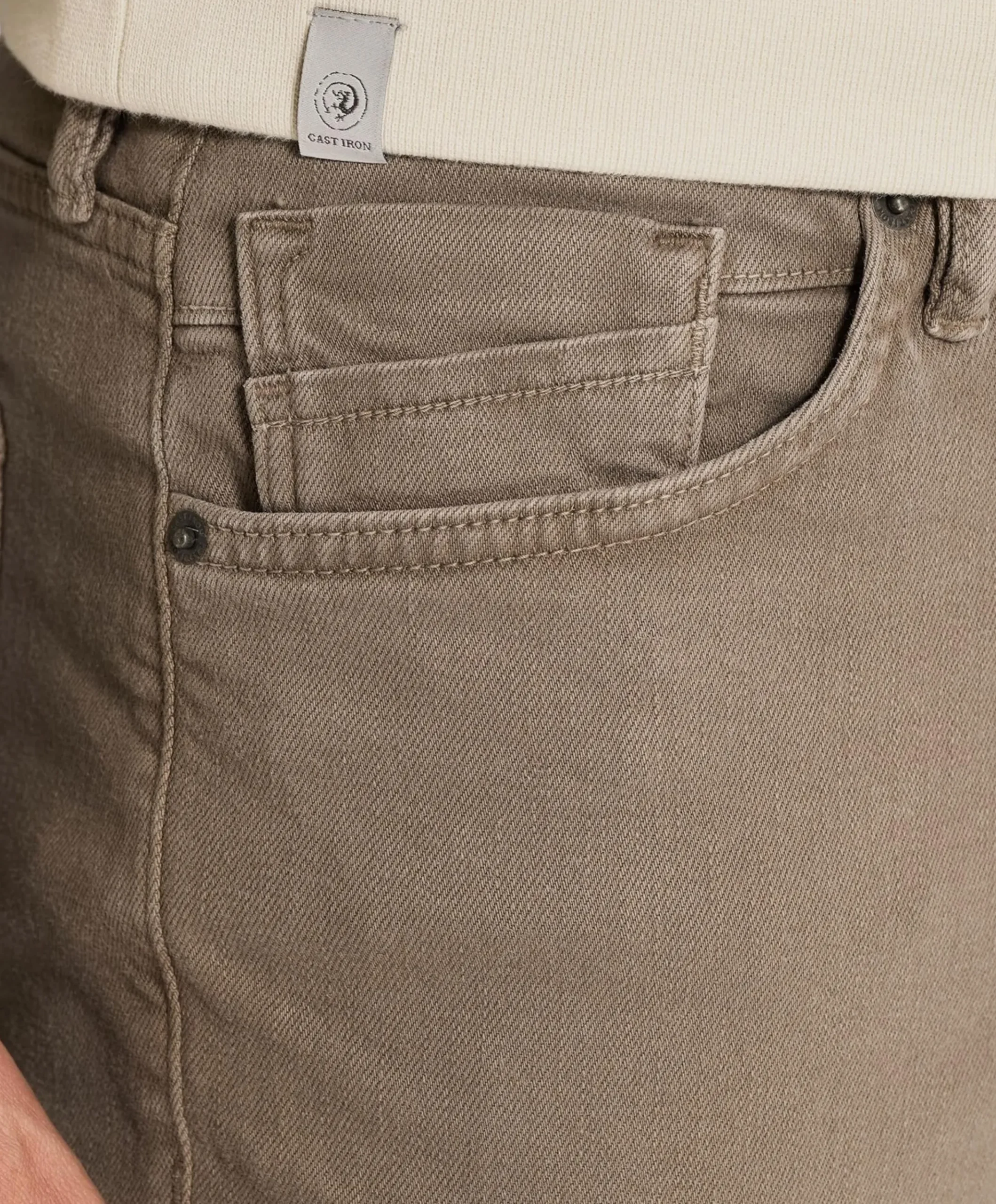 VALVER REGULAR COLORED heren jeans bruin