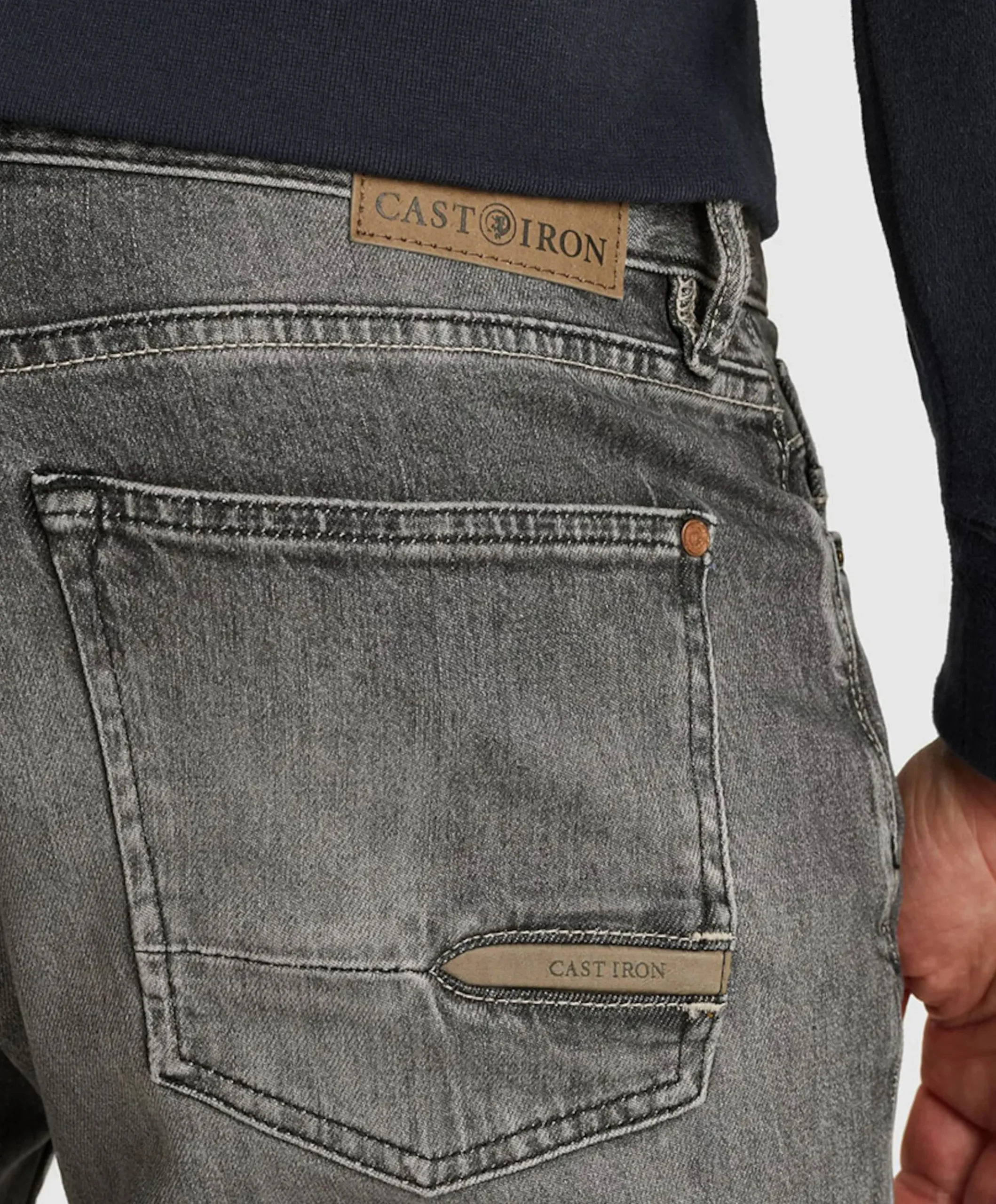 VALVER REGULAR DURABLE VINTAGE WAS heren jeans grijs