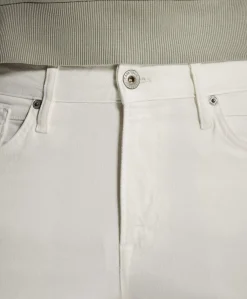VALVER REGULAR SLUB STRETCH heren jeans wit