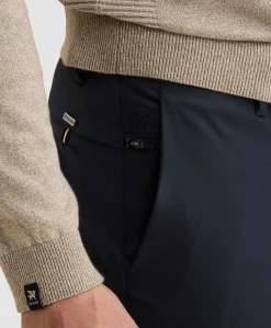 V12 CHINO TECH STRETCH heren broek blauw