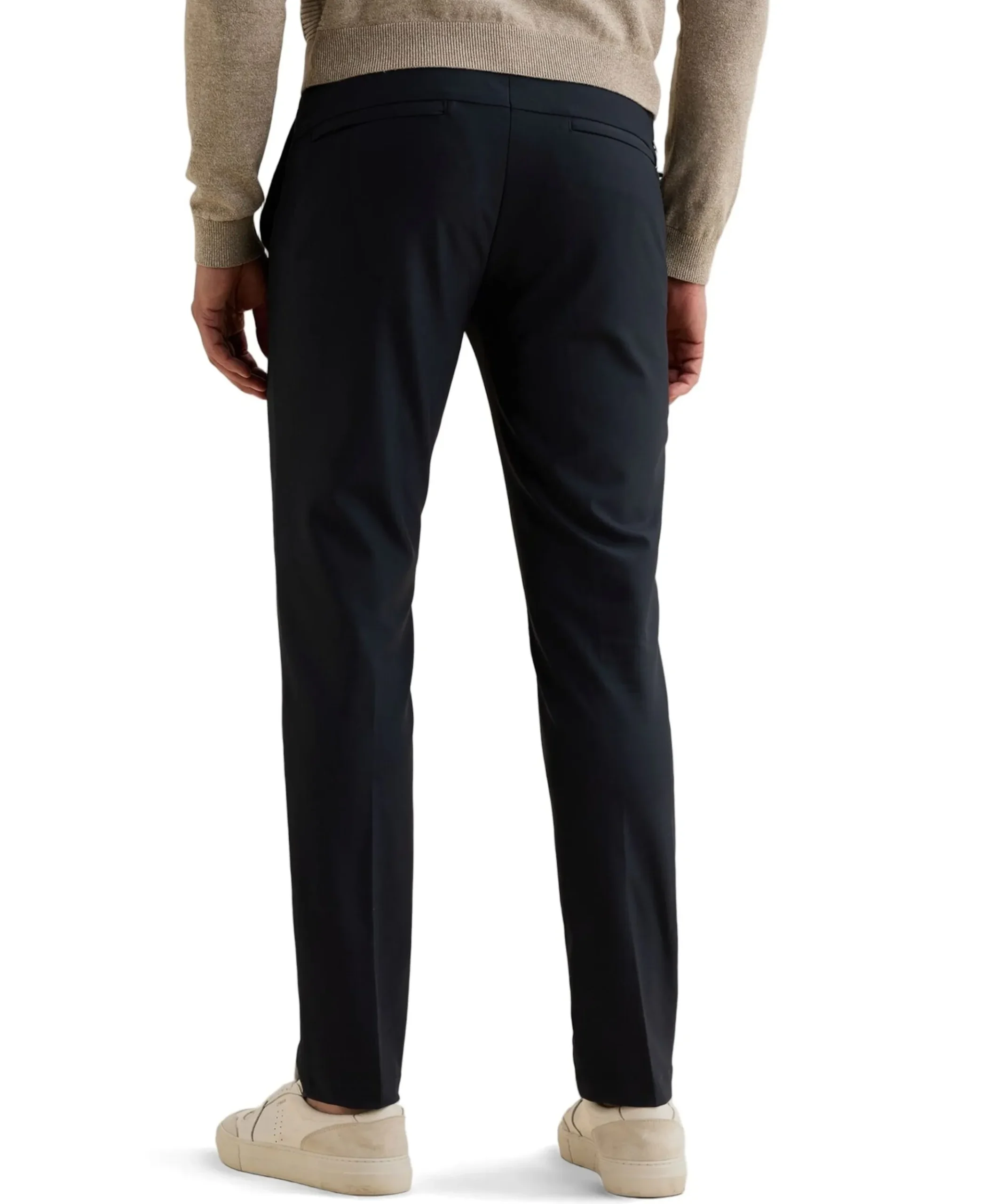 V12 CHINO TECH STRETCH heren broek blauw
