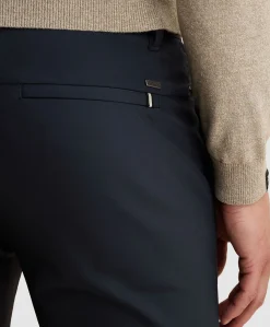 V12 CHINO TECH STRETCH heren broek blauw