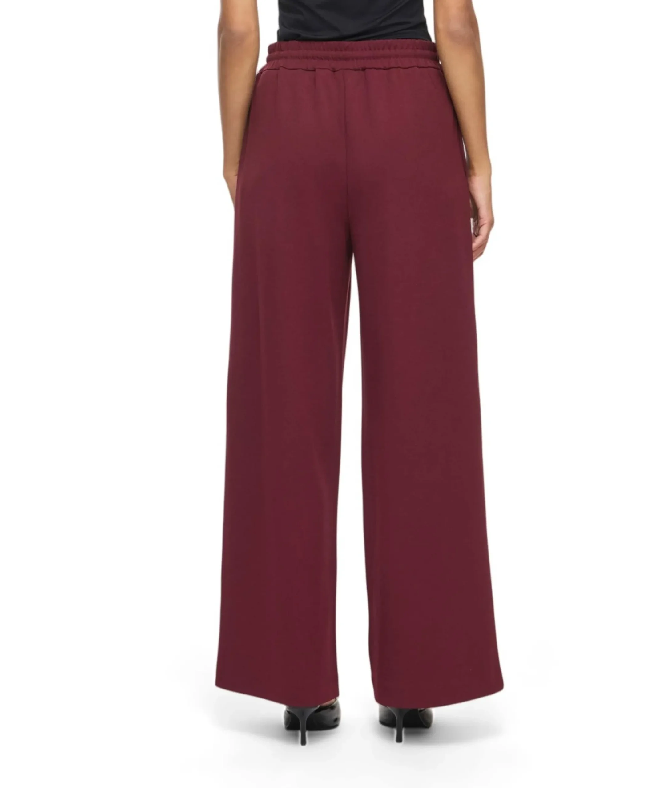 VICLUA HW WIDE PANTS-NOOS dames broek bordeaux