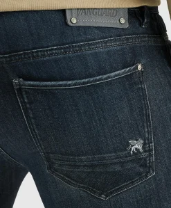 V850 RIDER STEEL INDIGO TINT slim fit jeans blauw