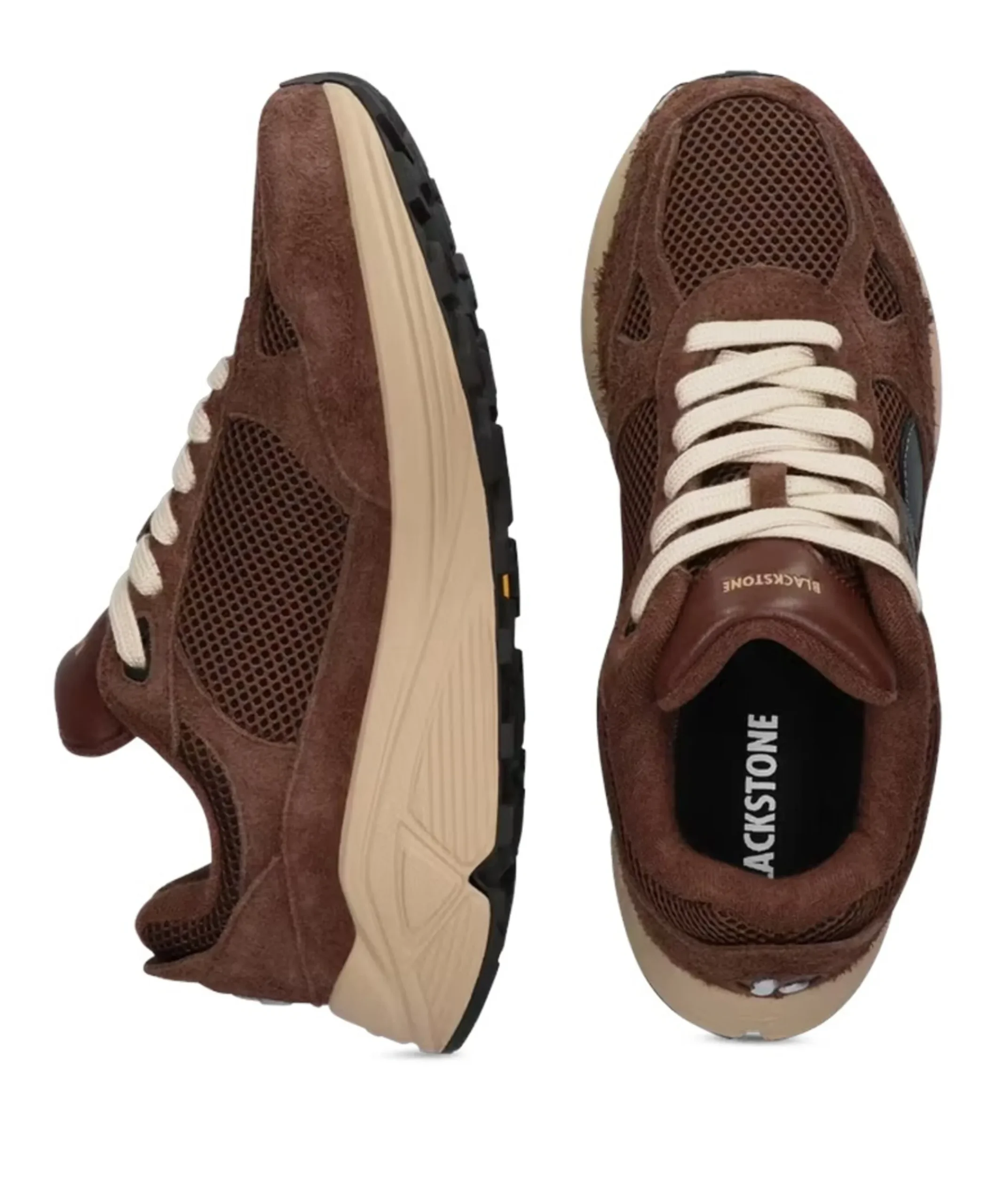 V-Riley heren sneakers bruin