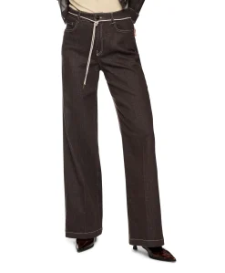WARRI dames jeans bruin