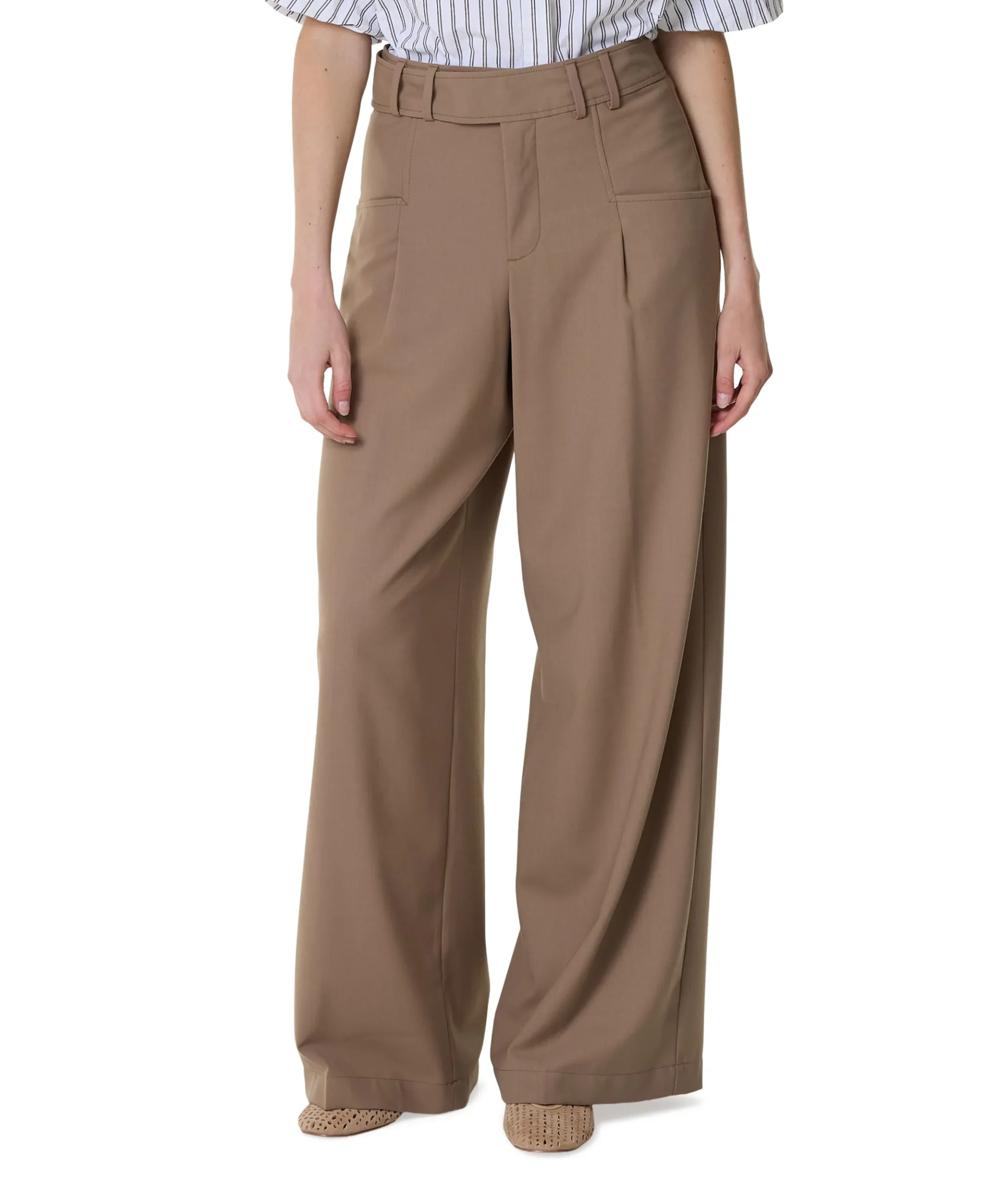 Wes dames broek beige