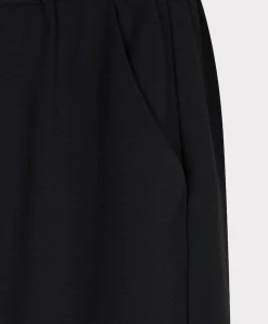 Wide acetate dames broek grijs
