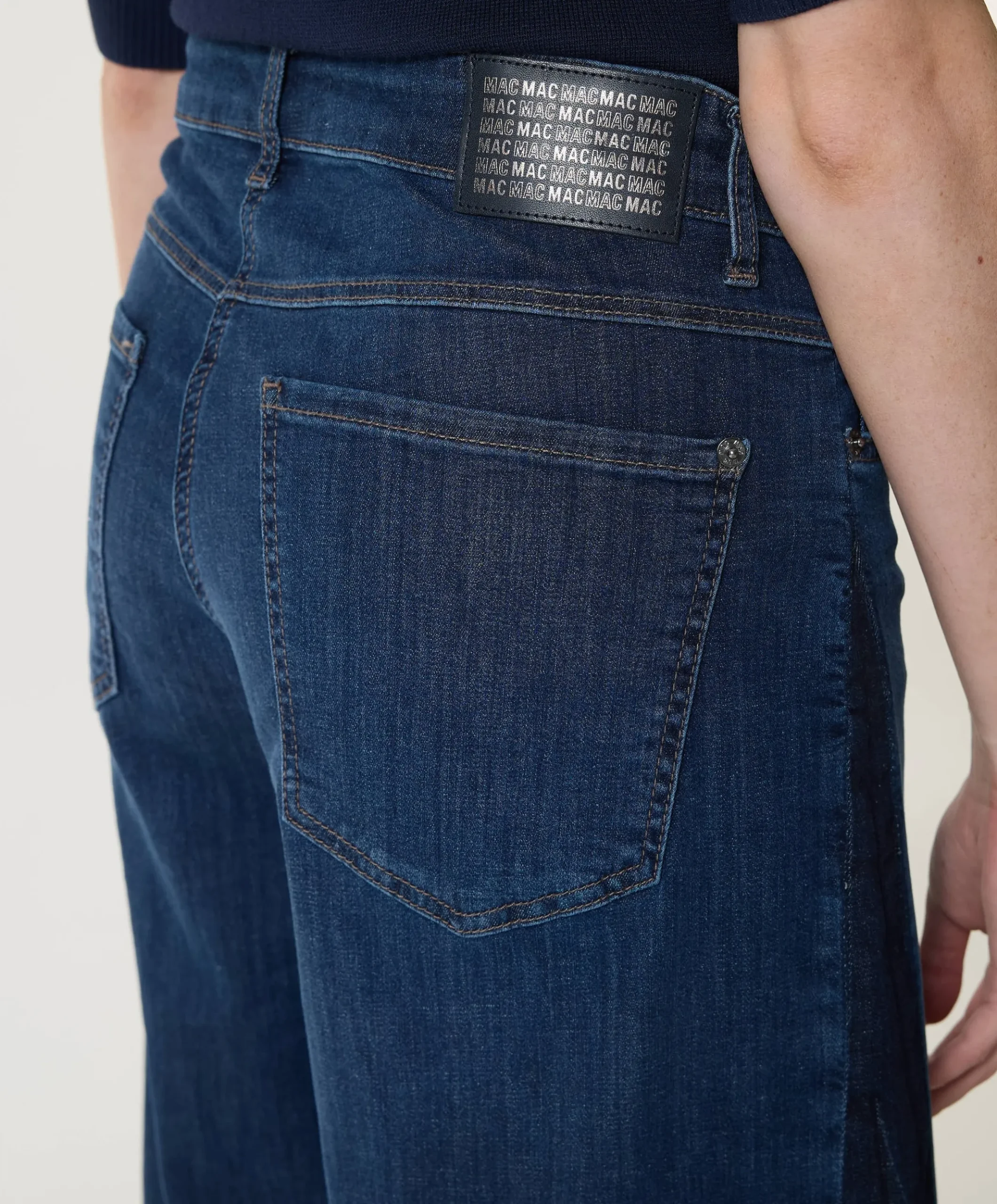 WIDE dames jeans blauw