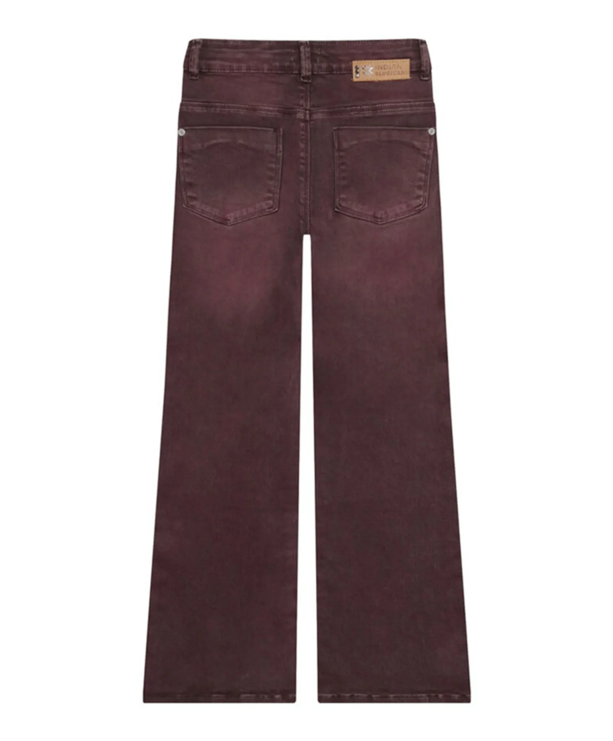Wide Fit Colour meisjes jeans bordeaux