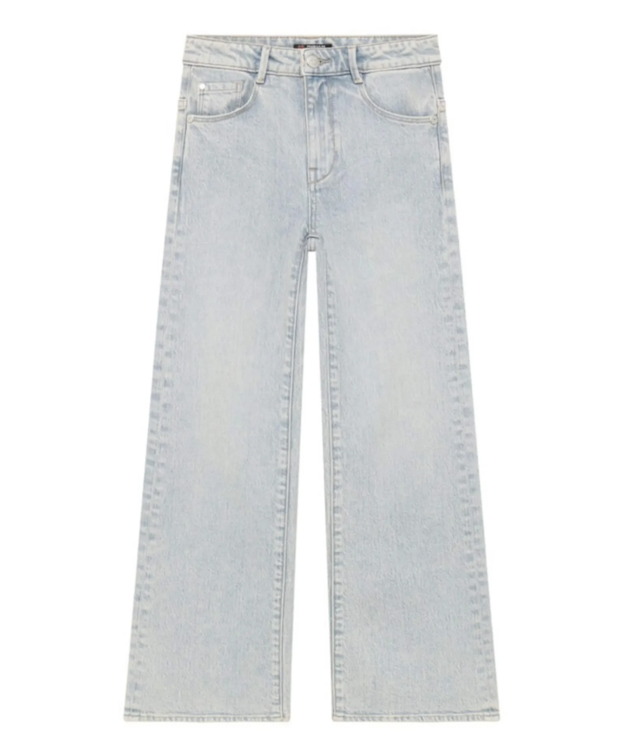 Wide Fit Washed meisjes jeans blauw