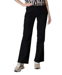 Wide leg broek zwart