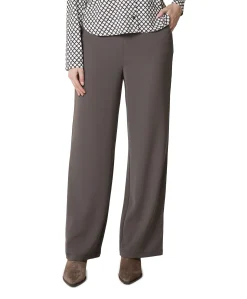 Wide leg dames broek bruin