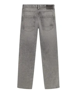 Wide Loose Fit jongens jeans grijs