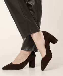 Wilma dames pumps bruin