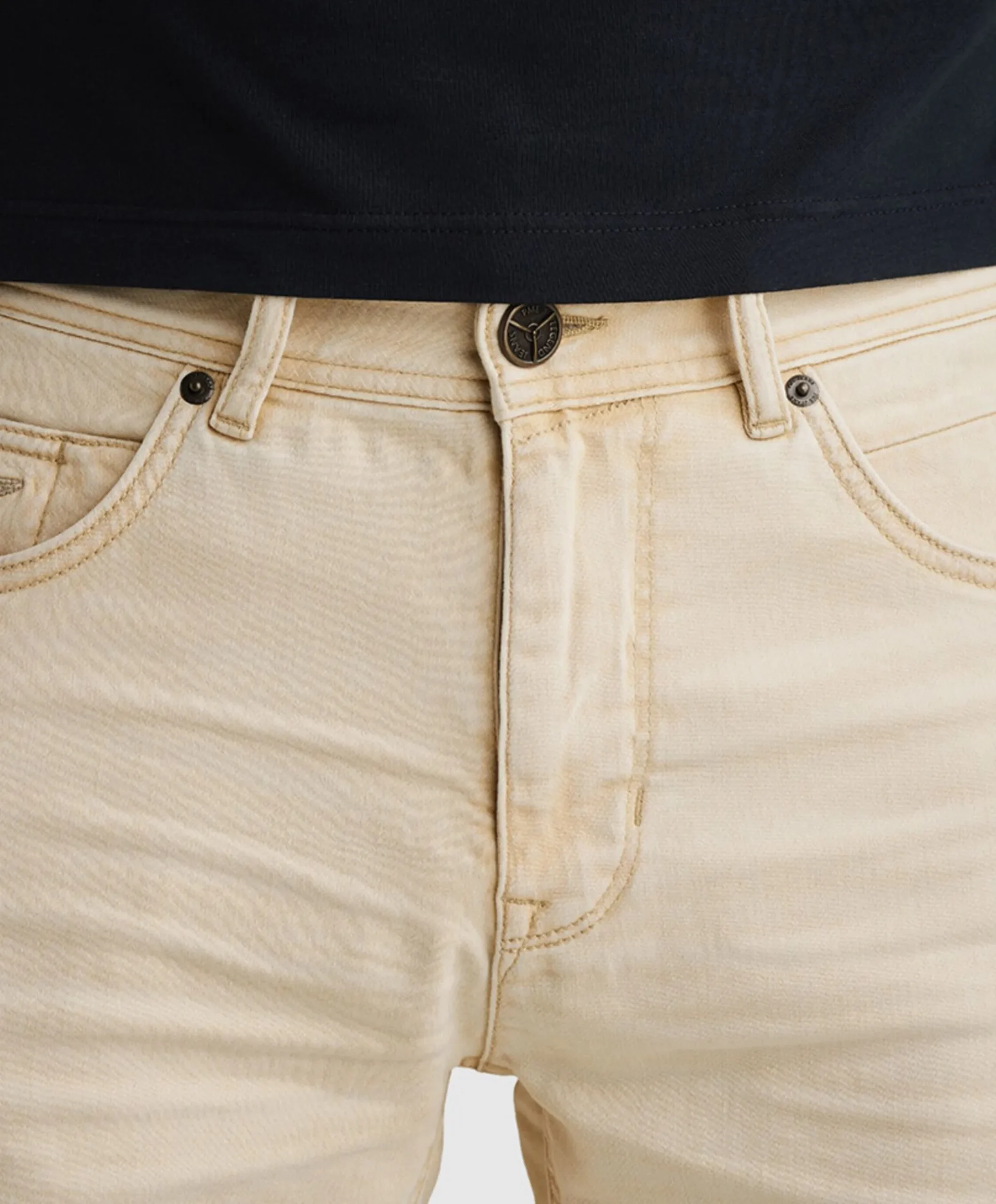 WINGLOAD SHORTS LIGHT WASHED SWEAT heren korte broek beige