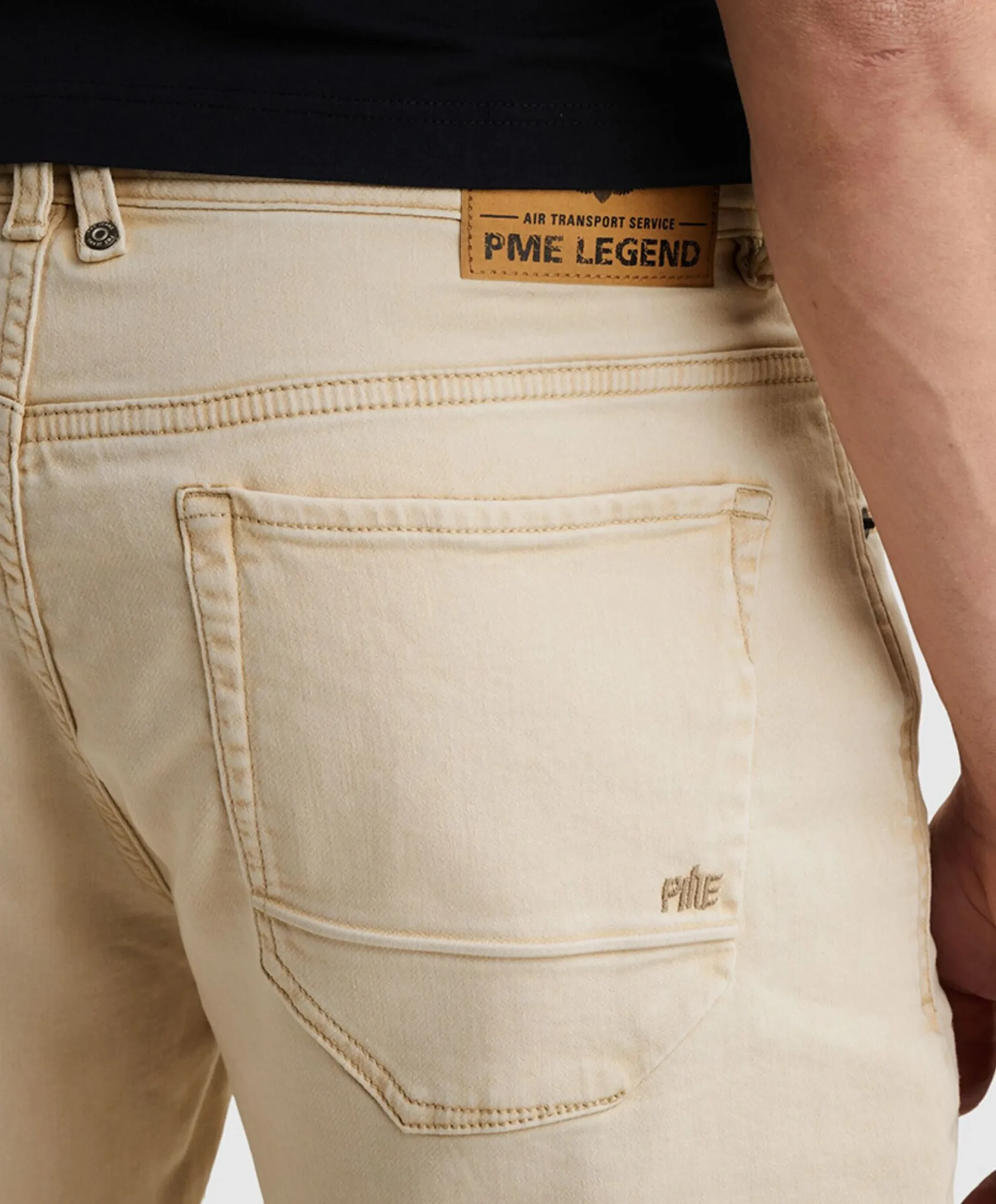 WINGLOAD SHORTS LIGHT WASHED SWEAT heren korte broek beige