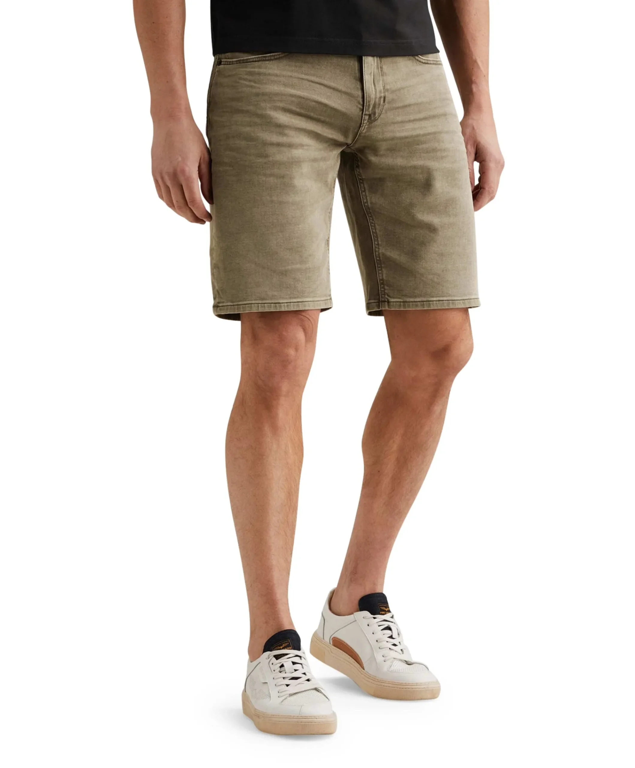 WINGLOAD SHORTS LIGHT WASHED SWEAT heren korte broek bruin